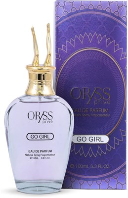Парфюмерная вода ORYSS prive Go Girl для женщин | Смелый, сладкий и бодрящий аромат | Ноты миндаля, туберозы, жасмина самбак, бобов тонка и какао | Парфюм для ежедневного использования | 100 мл 1000021947