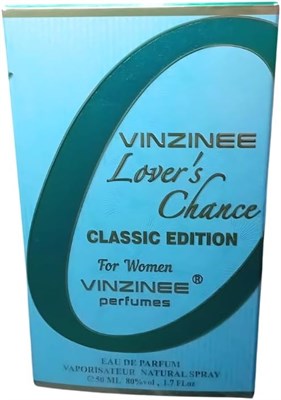 Парфюмерная вода VINZINEE Lover's Chance Classic Edition для женщин – 50 мл | Стойкий аромат | Натуральный спрей 1000022037