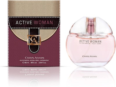 Парфюмерная вода Chris Adams Active Woman, 80 мл | Свежий цветочно-фруктово-мускусный аромат | Премиальный стойкий аромат класса люкс | Парфюм для ежедневного использования | Идеальный подарок для женщин | Сделано в ОАЭ 1000022057