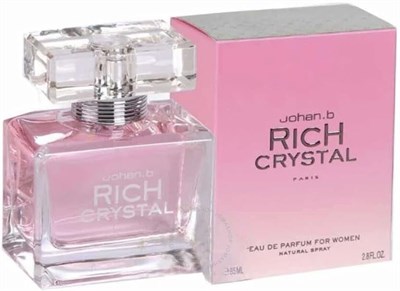 Парфюмерная вода Johan.B Rich Crystal в спрее для женщин, 85 мл. 1000022083