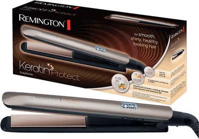 Выпрямитель для волос Remington Keratin Protect - цвет "Channel Gold" (коричневый). 1000022109