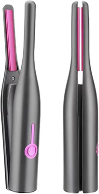 NALACAL Мини-выпрямитель для волос 2 в 1: завивка и выпрямление, беспроводной, компактный, в форме карандаша, быстрый нагрев с регулируемой температурой для коротких волос, челки и бороды. 1000022177