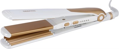 Выпрямитель для волос Geepas 2 в 1 с керамическим покрытием, функцией Neo Wave, автоматической регулировкой температуры и вращающимся на 360 градусов шнуром | Идеально подходит для длинных и коротких волос | Гарантия 2 года 1000022247