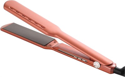 Выпрямитель для волос с плавающими керамическими пластинами шириной 2,5 см, быстрый нагрев за 30 секунд, регулируемая постоянная высокая температура, меньше пушистости, более блестящие и гладкие волосы. Инструмент для укладки густых, естественно вьющихся 1000022260