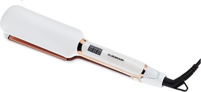 Выпрямитель для волос Olsenmark с широкими пластинами, белый. 1000022320