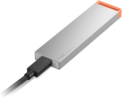 Lenovo PS8S 1TB USB3.2 Gen2 Type-C портативный SSD-накопитель в металлическом корпусе, скорость чтения до 1050 МБ/с, скорость записи до 1000 МБ/с. 1000022364