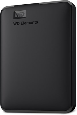 Внешний портативный жесткий диск WD Elements 6 ТБ для Windows, USB 3.2 Gen 1/USB 3.0 для ПК и Mac, готов к использованию сразу после подключения - WDBHJS0060BBK-WESN 1000022368