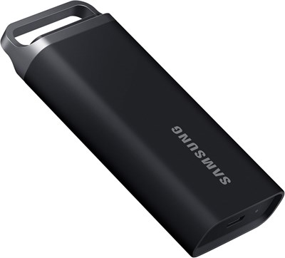 Портативный SSD-накопитель SAMSUNG T5 EVO 4 ТБ, USB 3.2 Gen 1, скорость последовательного чтения до 460 МБ/с, для игр и создания контента, MU-PH4T0S/AM, черный. 1000022389