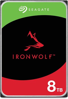 Жесткий диск Seagate IronWolf, 8 ТБ, для внутреннего корпоративного NAS-сервера – CMR 3,5 дюйма, SATA 6 ГБ/с, 7200 об/мин, кэш 256 МБ для RAID NAS – удобная упаковка (ST8000VNZ02) 1000022483