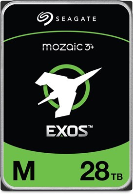Внутренний жесткий диск Seagate Exos M 28 ТБ Enterprise HDD - 3,5 дюйма, 6 ГБ/с SATA, 7200 об/мин, среднее время наработки на отказ 2,5 млн. (ST28000NM003K) 1000022498