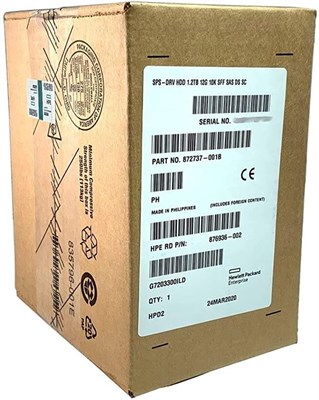 HEWLETT PACKARD 872479-B21 HPE 1.2TB SAS 10K SFF SC DS 872737-001 Для серверов Gen 8, 9, 10 1000022578