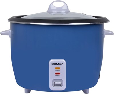 Электрическая рисоварка DOMEA, 3 л, 1000 Вт, 3 функции: приготовление/приготовление на пару/подогрев, антипригарное покрытие внутренней кастрюли, выдвижной поддон для пара, крышка из закаленного стекла, автоматическое отключение с защитой от перегрева, бо 1000022641