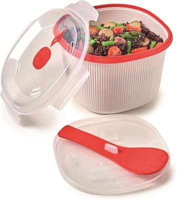 Рисоварка и кастрюля Snips для микроволновой печи — 2,7 литра, без бисфенола-А, быстрое и простое приготовление, можно мыть в посудомойке. 1000022723