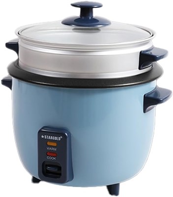 Рисоварка STARGOLD 1.0 л, внутренняя кастрюля с антипригарным покрытием, функция поддержания температуры в течение 12 часов, управление одним нажатием кнопки, мощность 400 Вт - SG-321 1000022769