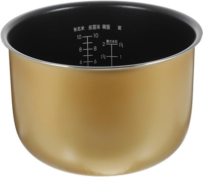 Внутренняя кастрюля-емкость для рисоварки Amosfun объемом 5 л из алюминия с антипригарным покрытием, универсальные сменные аксессуары для электрической рисоварки. 1000022801