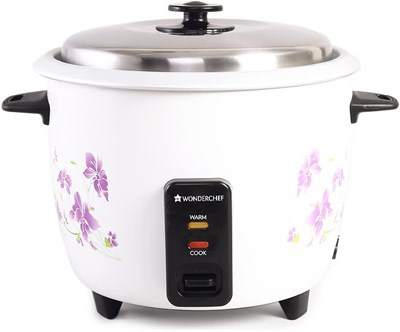 Рисоварка WONDERCHEF Nutri Cook с одной чашей, 1,8 литра, 2 года гарантии, белая. 1000022811