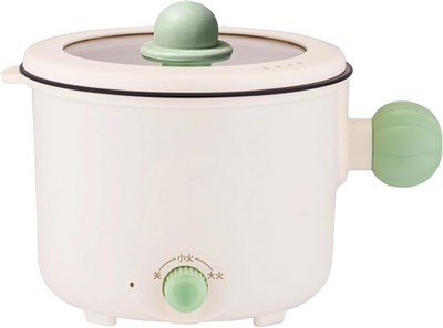 King Mariot | Мини-электрическая кастрюля – пищевой полипропилен и нержавеющая сталь, высокая тепловая эффективность и быстрое закипание | Компактная портативная плита 1000022818