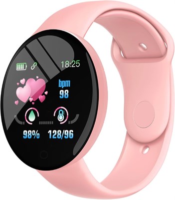 D18 - это умный браслет для фитнеса, который оснащен Bluetooth и имеет возможность проверки пульса, различные режимы тренировок, будильник, защиту от влаги IPX67, функцию отслеживания сна и другие полезные функции. Выпускается в розовом цвете 1000023015