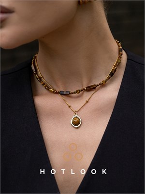 Украшения для женщин, включая подвеску с бусами из тигрового глаза, и бижутерию 1000023137