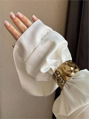 Женский браслет из бижутерии с покрытием золотом 1000023150