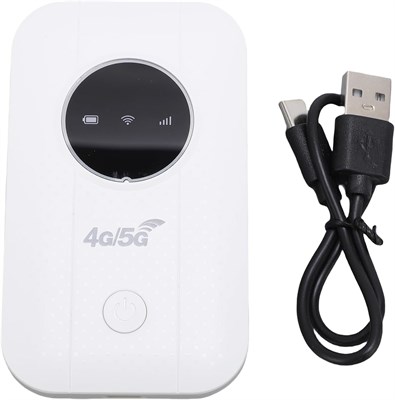 Мобильная точка доступа Wi-Fi LTE 4G 5G, портативный Wi-Fi роутер со слотом для SIM-карты, интернет для путешествий, бизнеса, автодомов, поддержка 10 устройств, 300 Мбит/с. 1000018522