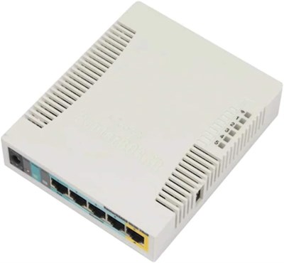 Mikrotik RB951Ui-2HnD Белый Питание через Ethernet [PoE] 1000023910