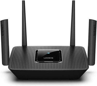 Маршрутизатор Linksys Mesh Wi-Fi 5, трехдиапазонный, зона покрытия 3000 кв. футов, более 25 устройств, поддержка гостевого Wi-Fi, родительский контроль, 3,0 Гбит/с (AC3000) - MR9000. 1000023958