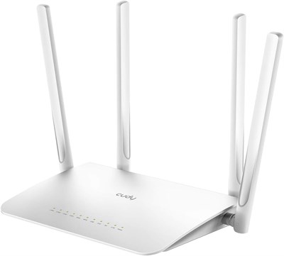 Маршрутизатор Cudy AC1200 Gigabit Smart WiFi, двухдиапазонный беспроводной интернет-маршрутизатор 5 ГГц, LAN 1000 Мбит/с, антенна 5 dBi для работы на больших расстояниях, VPN, гостевого Wi-Fi и режима точки доступа, WR1300 1000018558