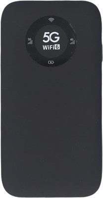Мобильный Wi-Fi роутер Jectse 5G для путешествий, двухдиапазонный, с локальным и международным покрытием, на 16 пользователей, со слотом для SIM-карт и аккумулятором 7100 мАч (черный) 1000023989