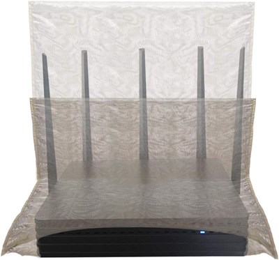 Защитный чехол для Wi-Fi роутера от электромагнитного излучения, экранирующий от излучения, размер 13,8 x 15,7 дюймов. 1000023995