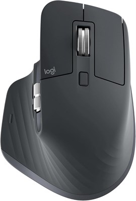 Logitech MX Master 3S — высокопроизводительная беспроводная мышь с ультрабыстрой прокруткой, эргономичной конструкцией, разрешением 8K DPI, функцией отслеживания движения по стеклу, тихими щелчками, Bluetooth, совместимостью с Windows, Linux и Chrome — гр 1000024336