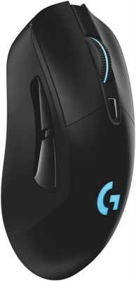 Игровая беспроводная мышь Logitech G703 LIGHTSPEED профессионального уровня, 16 000 DPI, RGB-подсветка, регулируемые грузики, 6 программируемых кнопок, встроенная память, длительное время автономной работы, совместимость с ПК/Mac - черная. 1000024369