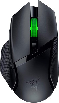 Беспроводная игровая мышь Razer Basilisk V3 X HyperSpeed ??с возможностью индивидуальной настройки: механические переключатели Gen-2-5G, усовершенствованный оптический сенсор 18K, RGB-подсветка Chroma, 9 программируемых элементов управления, батарея на 28 1000024386