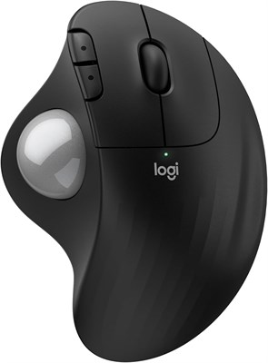 Беспроводная трекбольная мышь Logitech Ergo M575S, эргономичная беспроводная мышь с Bluetooth и зашифрованным адаптером, удобное управление большим пальцем, точное и плавное отслеживание, для ПК/Mac - черный с серебристым шариком. 1000024392