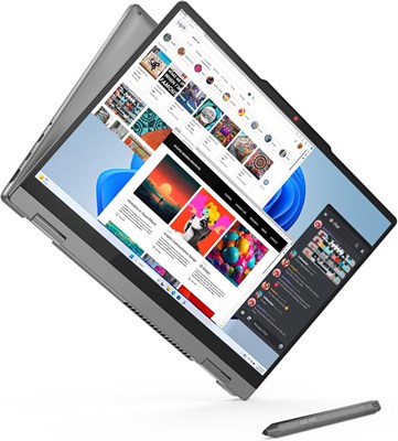 Лэптоп Lenovo IdeaPad 5 - это устройство сенсорным экраном WUXGA в размере 14 дюймов, оснащенное процессором Intel Core i5-13420H. Он имеет 16 ГБ оперативной памяти DDR5, SSD-накопитель объемом 512 ГБ, графику Intel UHD Graphics, а также клавиатуру с подс 1000024442
