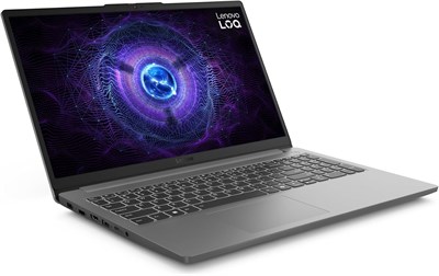 Ноутбук Lenovo LOQ 15IAX9E - игровой аппарат с улучшенной производительностью, оснащенный 15,6-дюймовым FHD IPS-дисплеем с обновлением 144 Гц. Внутри установлен процессор Intel Core i5-12450HX, 16 ГБ оперативной памяти, SSD-накопитель на 512 ГБ, графическ 1000014800
