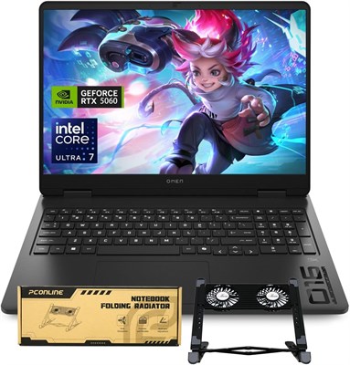 Игровой ноутбук HP OMEN 16 Ultra Slim с модернизированным процессором Intel Ultra 7 255H (превосходит Intel i7-14700) и видеокартой NVIDIA RTX 5060, оснащенный 16-дюймовым экраном FHD+ с частотой обновления 144 Гц, 64 ГБ оперативной памяти DDR5, 1 ТБ SSD. 1000024466