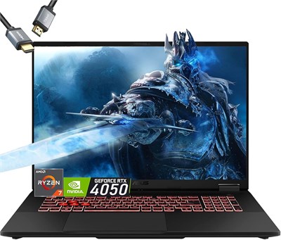 Ноутбук для игр ASUS TUF A16 с процессором AMD Ryzen 7 7445HS, превосходящим i7-12650H, видеокартой RTX 4050, клавиатурой с подсветкой RGB, экраном 16 дюймов с разрешением WUXGA и частотой обновления 144 Гц, 32 ГБ оперативной памяти DDR5, 2 ТБ накопителем 1000024473
