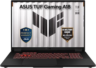 Лэптоп ASUS TUF Gaming A18 (серый Jaeger) в комплекте с мышью TUF. Оснащен процессором AMD Ryzen 7 260 и видеокартой NVIDIA RTX 5070 на 8 ГБ. Встроена 32 ГБ оперативной памяти и 1 ТБ SSD. Экран диагональю 18 дюймов с разрешением 2.5K и частотой обновления 1000024488
