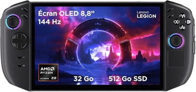Игровая консоль Lenovo Legion Go 2 8ASP2 оснащена 8,8-дюймовым OLED-экраном и частотой обновления 144 Гц. Внутри установлен процессор AMD Ryzen Z2 Extreme, 32 ГБ оперативной памяти и 512 ГБ SSD. Графика от AMD Radeon, установлена операционная система Wind 1000024491