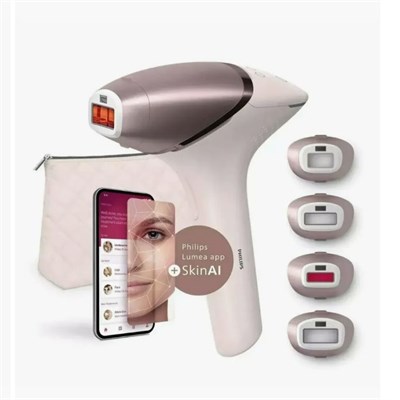 Philips Lumea 9000 IPL BRI958 - отличный выбор для эффективной эпиляции дома с использованием технологии IPL для долговременного сохранения гладкости кожи 1000025222