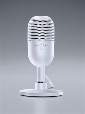 Белый микрофон Razer Seiren V3 Mini предназначен для использования в играх и стриминге 1000025589