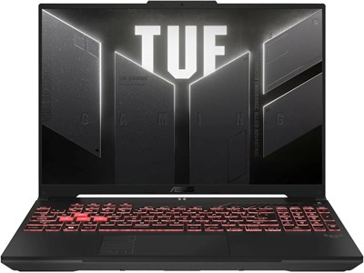 Ноутбук ASUS TUF Gaming A16: AMD Ryzen 7 7445HS, 16-дюймовый Full HD+ дисплей с частотой обновления 145 Гц, NVIDIA GeForce RTX 4050, 16 ГБ оперативной памяти DDR5, SSD-накопитель 512 ГБ, клавиатура с подсветкой, Windows 11 1000026250