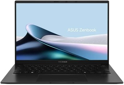 Ноутбук ASUS Zenbook 14 (модернизированный), 14-дюймовый сенсорный OLED-экран WUXGA, 8-ядерный процессор AMD Ryzen 7 8840HS, графика AMD Radeon, 16 ГБ LPDDR5, SSD 512 ГБ, клавиатура с подсветкой, Wi-Fi 6E, камера 1080p, Windows 11 Home, USB-накопитель 32 1000014810