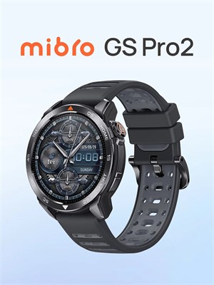 Смарт-часы Mibro GS Pro 2 имеют размер 48 мм и выполнены в темно-сером цвете 1000026388