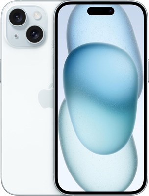 Синий Apple iPhone 15 с объемом памяти 128 ГБ 1000026914