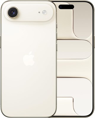 Новый iPhone Air от Apple с объемом памяти 1 ТБ является самым тонким iPhone в истории. У него 6,5-дюймовый дисплей с функцией ProMotion до 120 Гц, мощный процессор A19 Pro, фронтальная камера и длительное время работы от батареи на протяжении всего дня. 1000026922