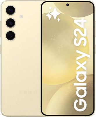 Samsung Galaxy S24 AI в янтарно-желтом цвете с 256 ГБ встроенной памяти и 8 ГБ оперативной памяти. Устройство оснащено 50-мегапиксельной камерой, работает на операционной системе Android и имеет продолжительное время автономной работы. Данная версия предн 1000026929