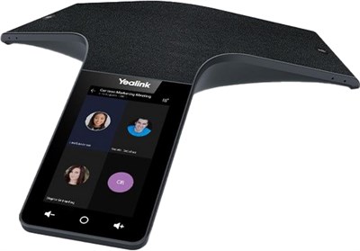 Yealink CP965-Teams - это конференц-телефон, который имеет сертификат от Microsoft для совместной работы с Teams. Устройство оснащено 5-дюймовым мультисенсорным экраном и встроенным Bluetooth 1000027034