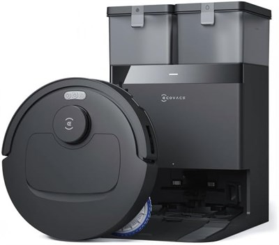 Робот-пылесос ECOVACS DEEBOT T30C OMNI со станцией, мощность 25000 Па, стирка в горячей воде 75°C, швабра OZMO Turbo 2.0, щетка ZeroTangle 3.0, адаптивная влажная уборка, черный. 1000027899